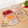 Food Storage Box Transparent Storage Container Fridge Organizer Microwave Safe Fresh-Keeping Sealing Box Kitchen Food Dispenser