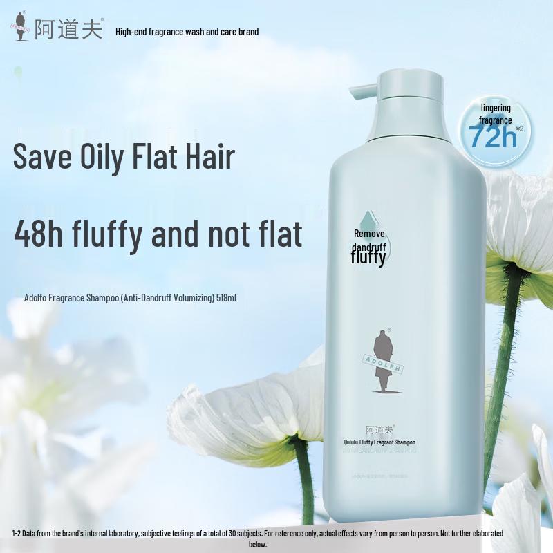 ADOLPH Natural Fragrance Anti-Dandruff Shampoo & Body Wash Set