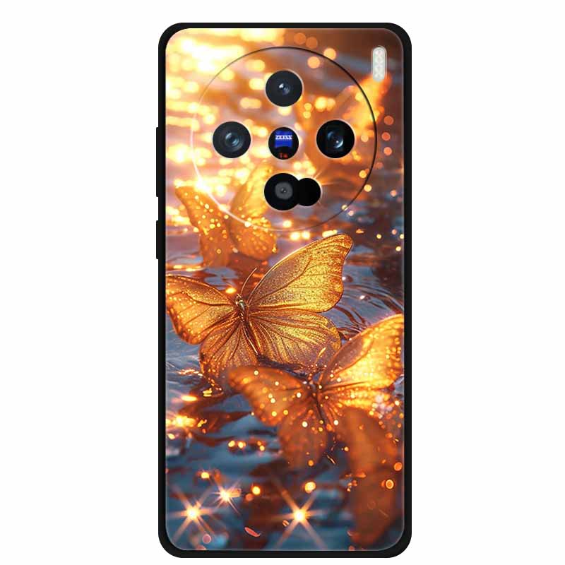 Cartoon Patterns Phone Case For Vivo X100 Ultra pro 5G Soft TPU Silicone Shield Back Cover Funda X 100 Fashion Luxury Bumper