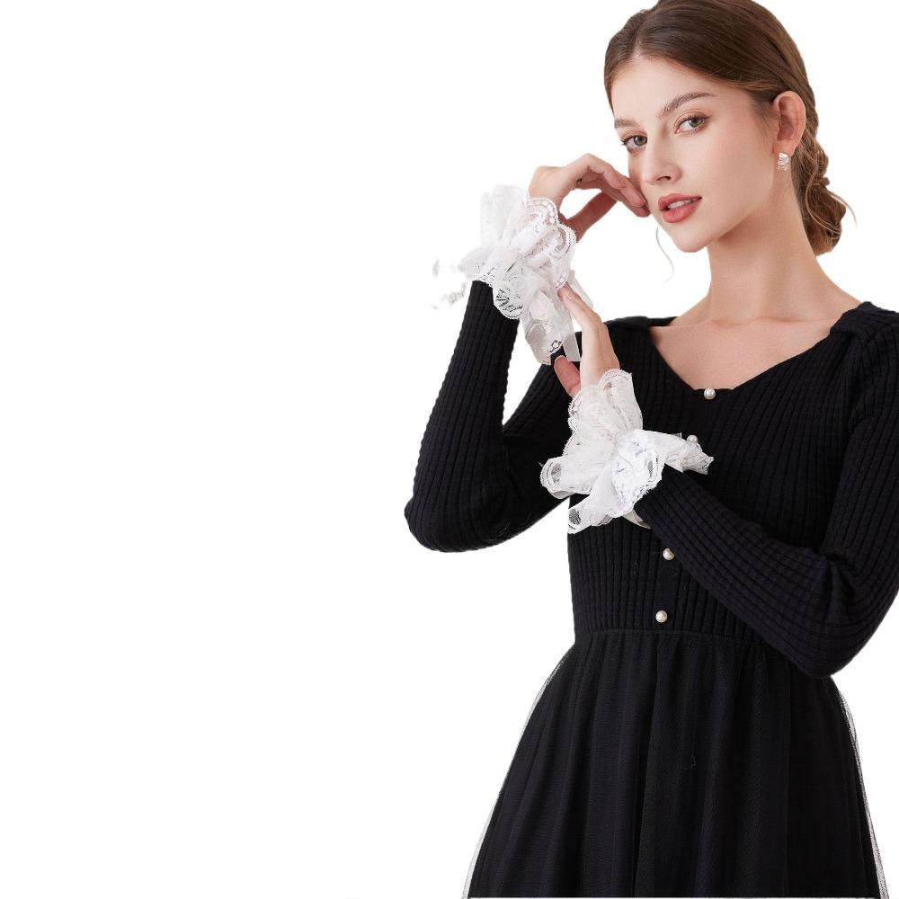 Victorian Fake Collar Solid Color Ralph Collar  Stage Performance Costume Accessory