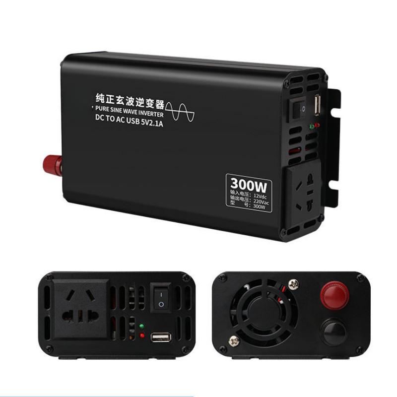 High Power Pure Sine Wave Inverter Portable Car Converter Universal Power Supply Voltage Transformer