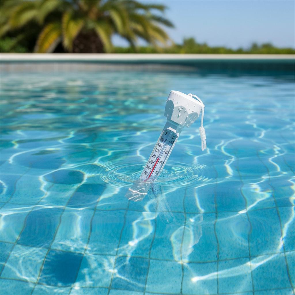 Floating Pool Thermometer For Spa And Swimming Pool With High-Precision And Easy Read Display