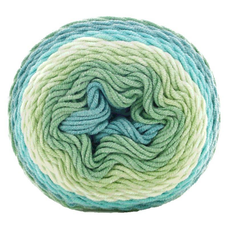 Filato di Cotone Pettinato Gradiente Arcobaleno a 5 Fili Ruyi Bird per Maglioni e Cappelli all'Uncinetto