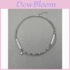 Geometric Cat Eye Stone Stainless Steel Collar Necklace For Women And Men