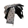 1pc Sweet Bow, Hair Clip, Half Tied Hair Clip, Exquisite Clip, Korean East Gate Temperament, Polka Dot, Ponytail Clip, Female