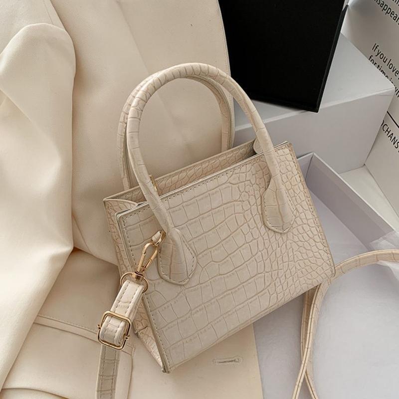 

Chainfemale Shoulder Handbags Mini Purses Travel Cross Body Bagcrocodile Pattern Pu Leather Crossbody Bags For Women 22cmX17cmX8cm