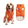 Button Winter Dog Vest With Integrated Keep Warm Fleece Back Zipper For Small Medium Dog