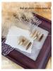 Walnuss-Kanten-Nagelkunst-Display-Rahmen mit ausziehbarer Massivholzplatte