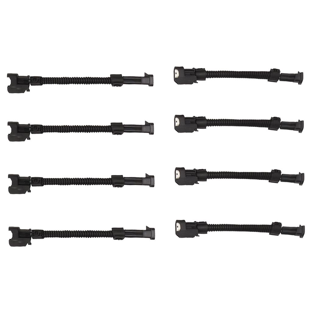 8Pcs Fuel Injector Wiring Adapter for Delphi LQ4 LQ9 4.8 5.3 6.0 To LS2 LS3 LS7 EV6 Injector Adapter