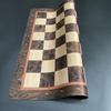 Large 52cm/ 20.5-inch Championship Game Chessboard, Foldable and Rollable Soft Rubber Chessboard, Checkers Board