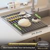 Foldable Stainless Steel Kitchen Sink Drain Rack