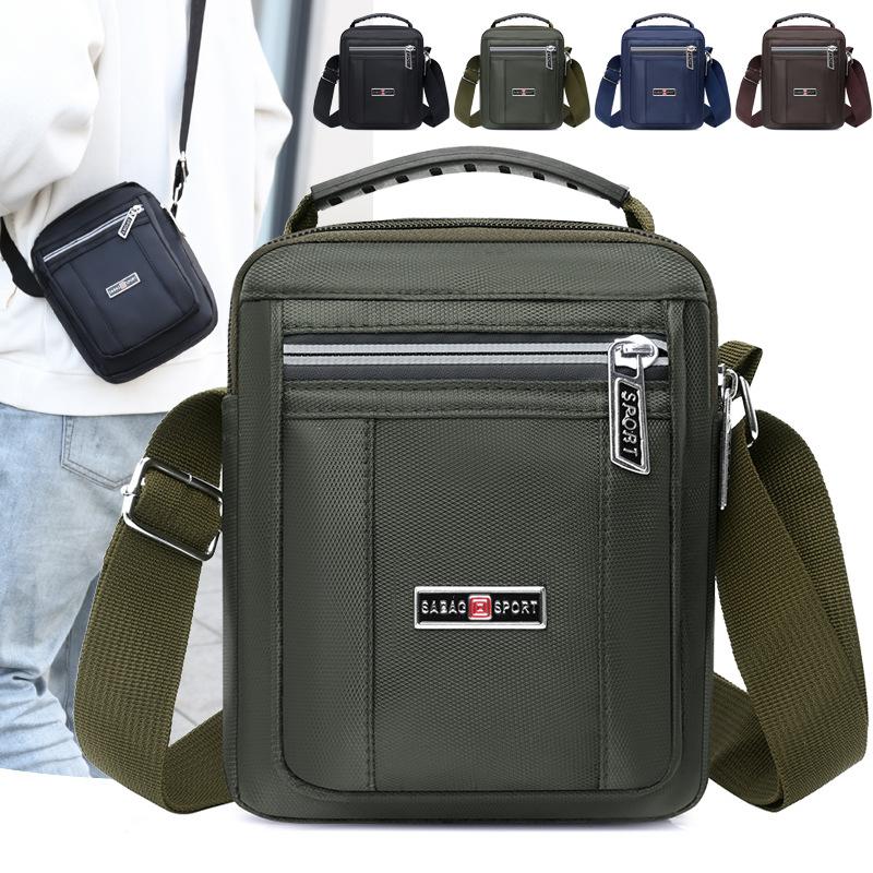 Shoulder Bag Men's Messenger Bag Backpack Casual Waterproof Nylon Bag Travel Bag Trendy Fashion Men's Bag