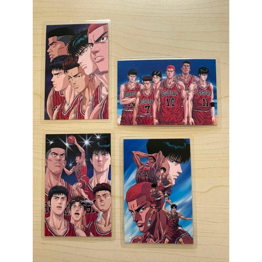 Used Slam Dunk Laminated Card Set of 4