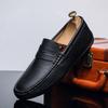 Doudou shoes men's lazy business casual leather shoes soft sole foot cover fashion men's shoes