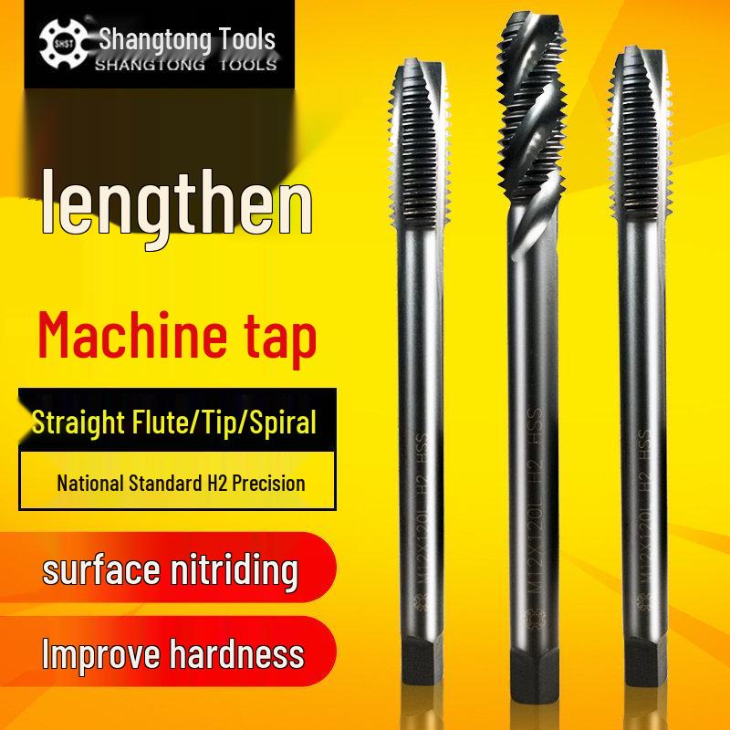 Shangtong Extended Taper and Spiral Tap Set: M3-M12x120