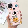 For Oppo A15 A15s Case Soft Silicone Phone Cases For OppoA15s A 15 s OppoA15 Cute Marble Moon Animals Back Cover Coque Capa Etui