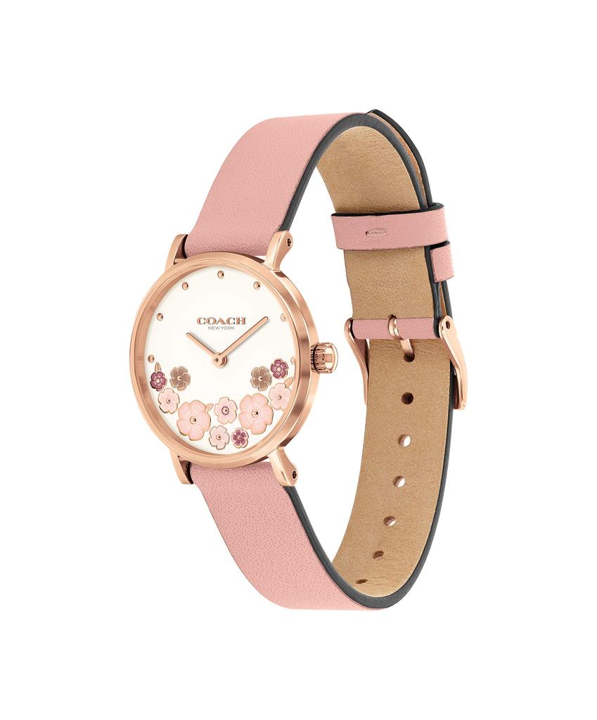 Watch PERRY White Dial Pink Leather Strap 14503769 [Coach][Authentic Import] Women's