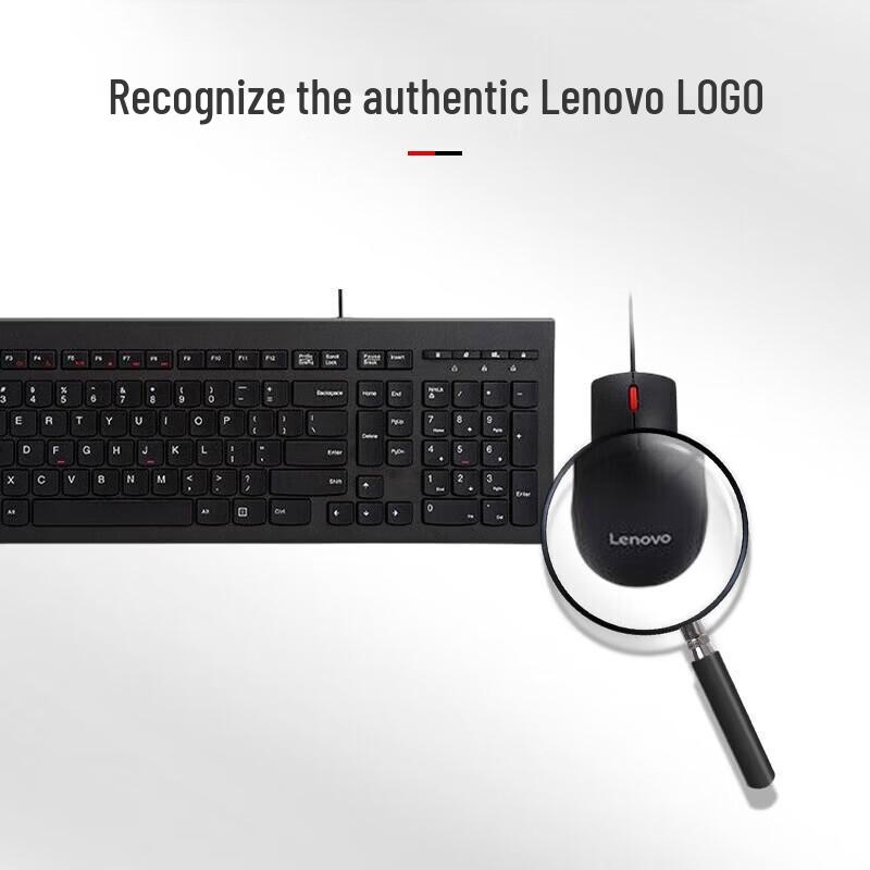 Lenovo M120 Pro Wired Keyboard and Mouse Combo