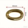 Stainless Steel O Shape Brooches Gold Silver Color O Shape Metal Brooch Pin Geometric Design Geometric Brooches For Women