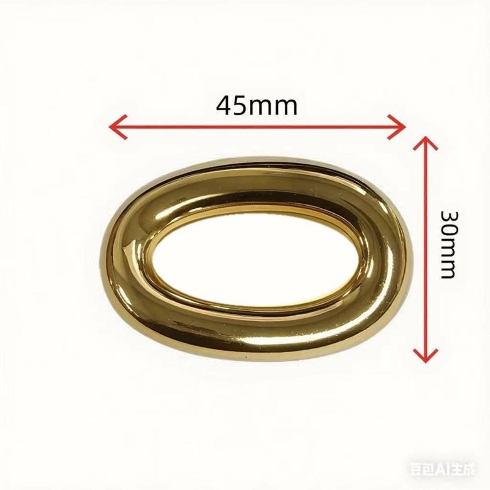Stainless Steel O Shape Brooches Gold Silver Color O Shape Metal Brooch Pin Geometric Design Geometric Brooches For Women