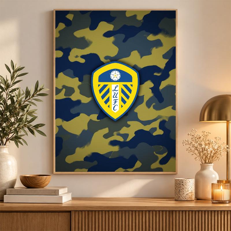 Leeds United Football Diamond Painting Kit 5D Full Drill DIY Diamond Mosaic Wall Art Home Decor