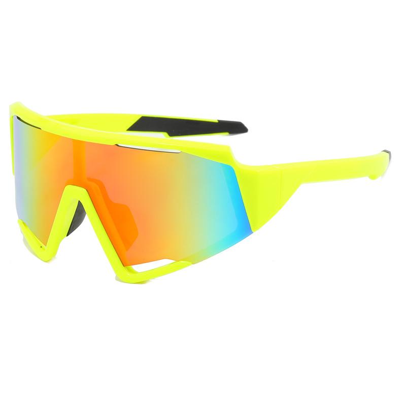 New Sports Sunglasses Men Women Large Frame Windproof Protective Outdoor Cycling Glasses 9941
