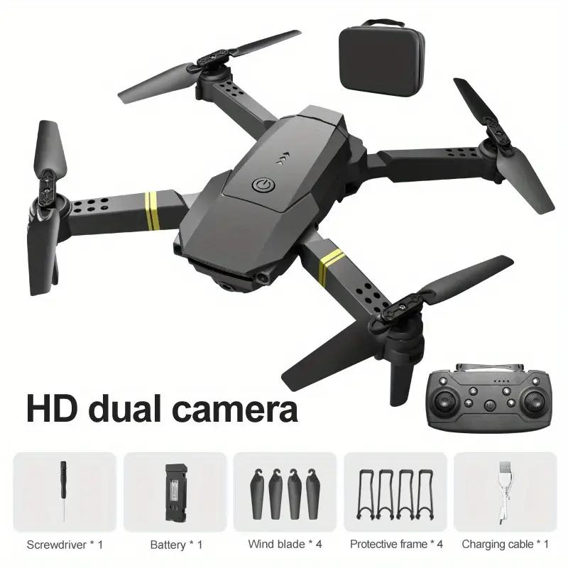 E88/E58  4K High-definition Drone Aerial Photography RC Aircraft Intelligent Fixed Height Four Axis Aircraft Children's Boy Toys