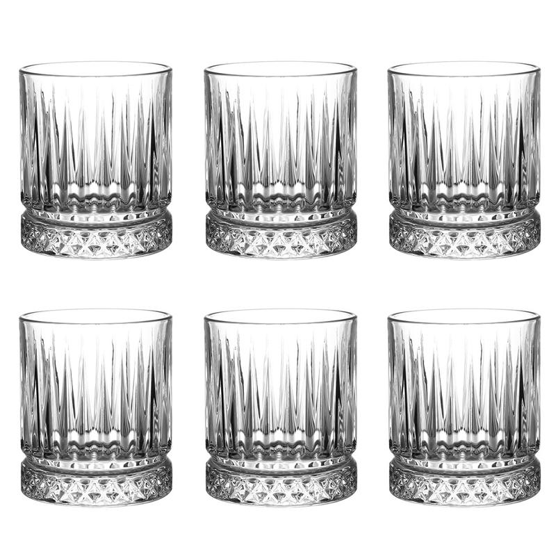 

6 шт./4 шт./2 шт./1 шт. 230 мл Вода Вертикальная полоска Прозрачное стекло Стаканы для виски вина для вечеринки/бара/дома Пивная кружка Чашки 230ml