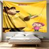 Masha and The Bear Print Tapestry - Portable Wall Decor Cloth, for Home, Dorm, Travel, Bedroom, Living Room - Ideal Birthday Housewarming Gift