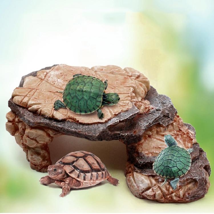 Creative Resin Hideout Cave for Reptiles Perfect for Turtles Snakes and Frogs Enhances Terrarium Environments