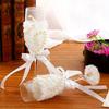 1 Pair Wedding Champagne Glasses Bride And Groom Champagne Flutes Premium Lace Decor Wine Goblet For Bar Pub Club Restaurant And Home Use Drinkware Fo
