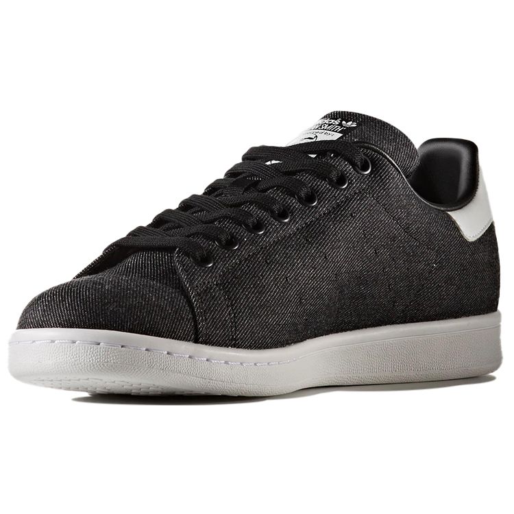 Adidas Originals Stan Smith Denim Low-Top Sneakers Unisex Sneakers Black BY9189