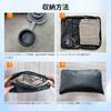 KIYORA Airplane Inflatable Footrest for Comfortable Car Foot Cushion with Three Height Prevents Foot Relieves Economy Class Shinkansen Night Home