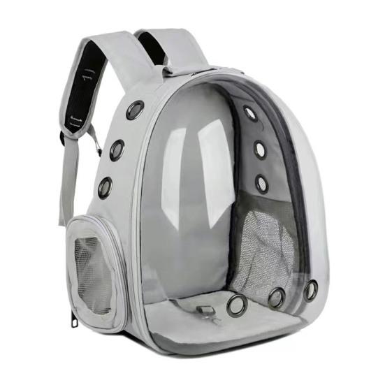 Haustier-Tragerucksack, atmungsaktiv, Katzen-Luftpolster-Rucksack für kleine und mittelgroße Katzen und Welpen, tragbare Haustier-Raumkapsel für Reisen, Wandern, Spazierengehen und Camping