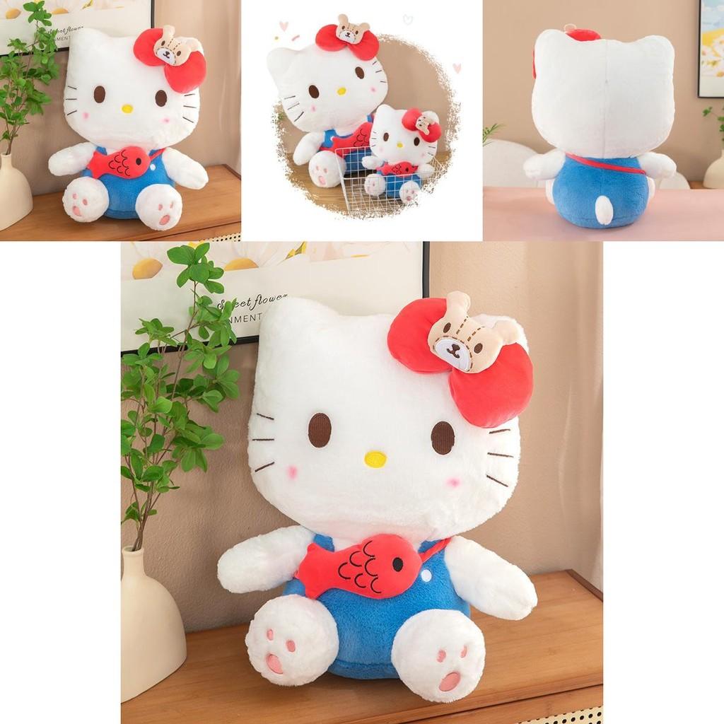 Adorable Kt Cat Plush Toy Cuddly Backpack Design Perfect For Kids Birthday Gifts