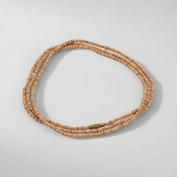 Original Small Beads Tulsi Kanthi Mala for Men and Women, Natural Tulasi Wood Necklace, Holy Basil Beads Spiritual Necklace