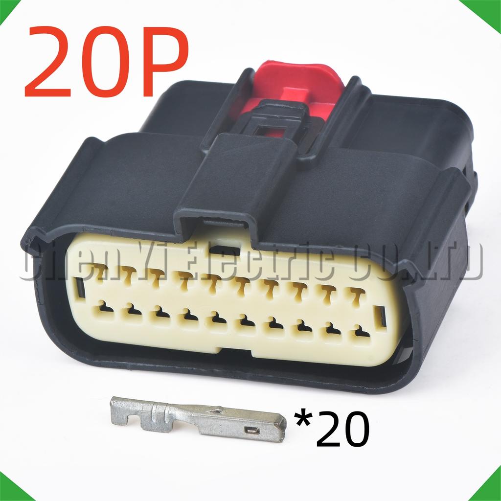 20 Pin Automotive Connectors Light Lamp Seat Wire Harness Plug 33482-2132 33472-2001 for Ford Mondeo EDGE Buick Chevrolet