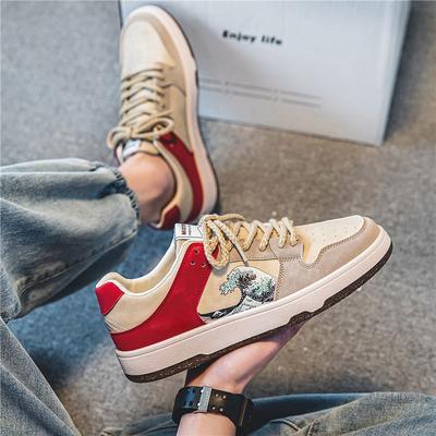 Pantofi de skateboard pentru bărbați, cu fund plat, pantofi de alergare pentru bărbați, la modă, respirabili, pantofi sport ocazionali și confortabili.