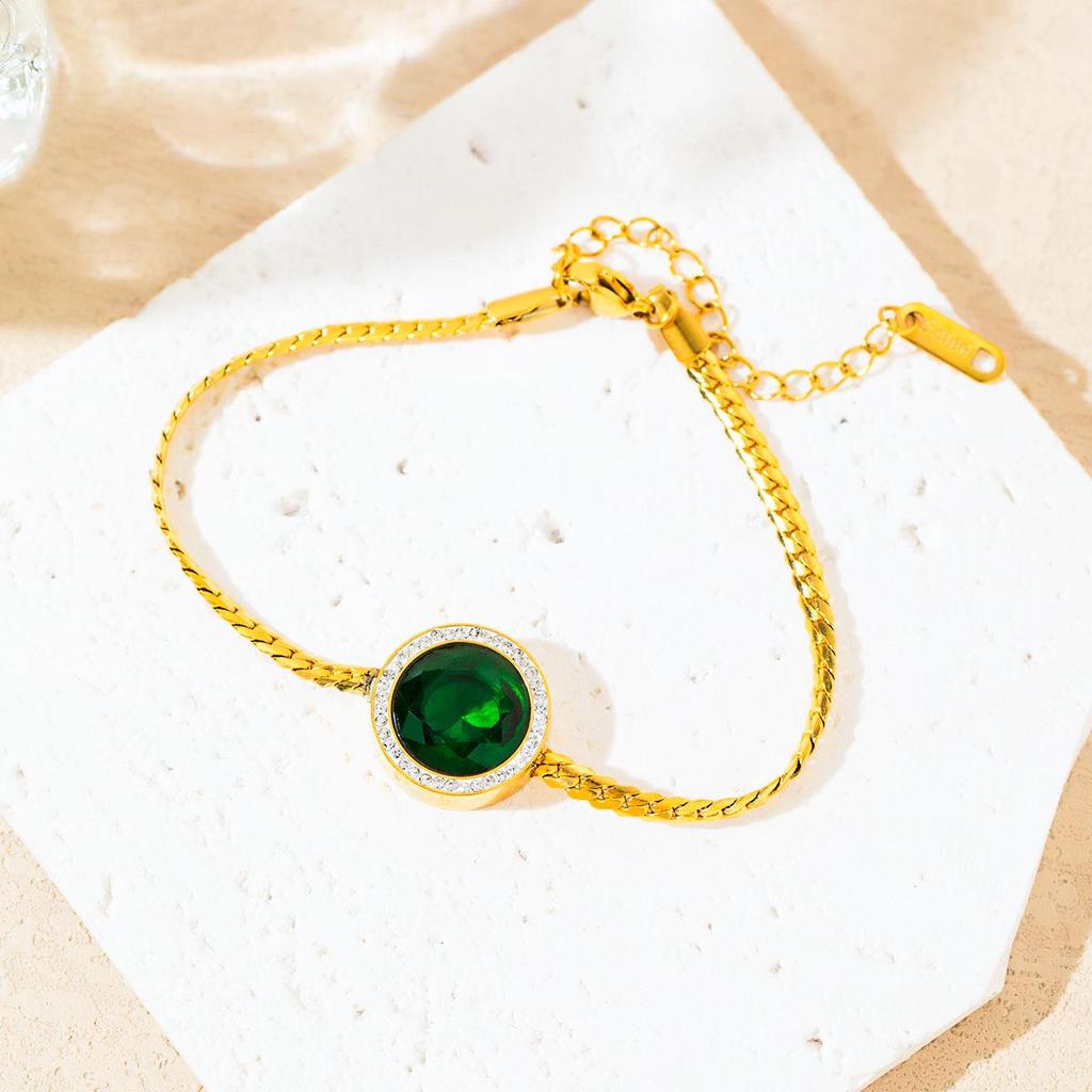 Stainless Steel Women's Jewelry Set: Non-Fading Necklace, Earrings, and Ring - Trendy Fashion Accessories