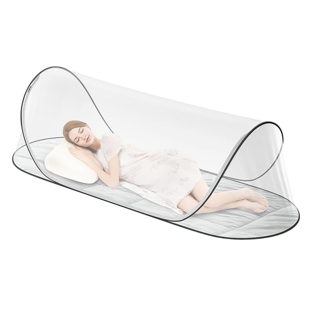 78x31x22in Large Pop Up Mosquito Net with Net Bottom Breathable Lightweight Mosquito Net Tent for Camping Travel Patio