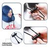 Removable Cover U-shaped Neck Pillow Washable Cover Hooded Neckrest Pad  Car Neck Support