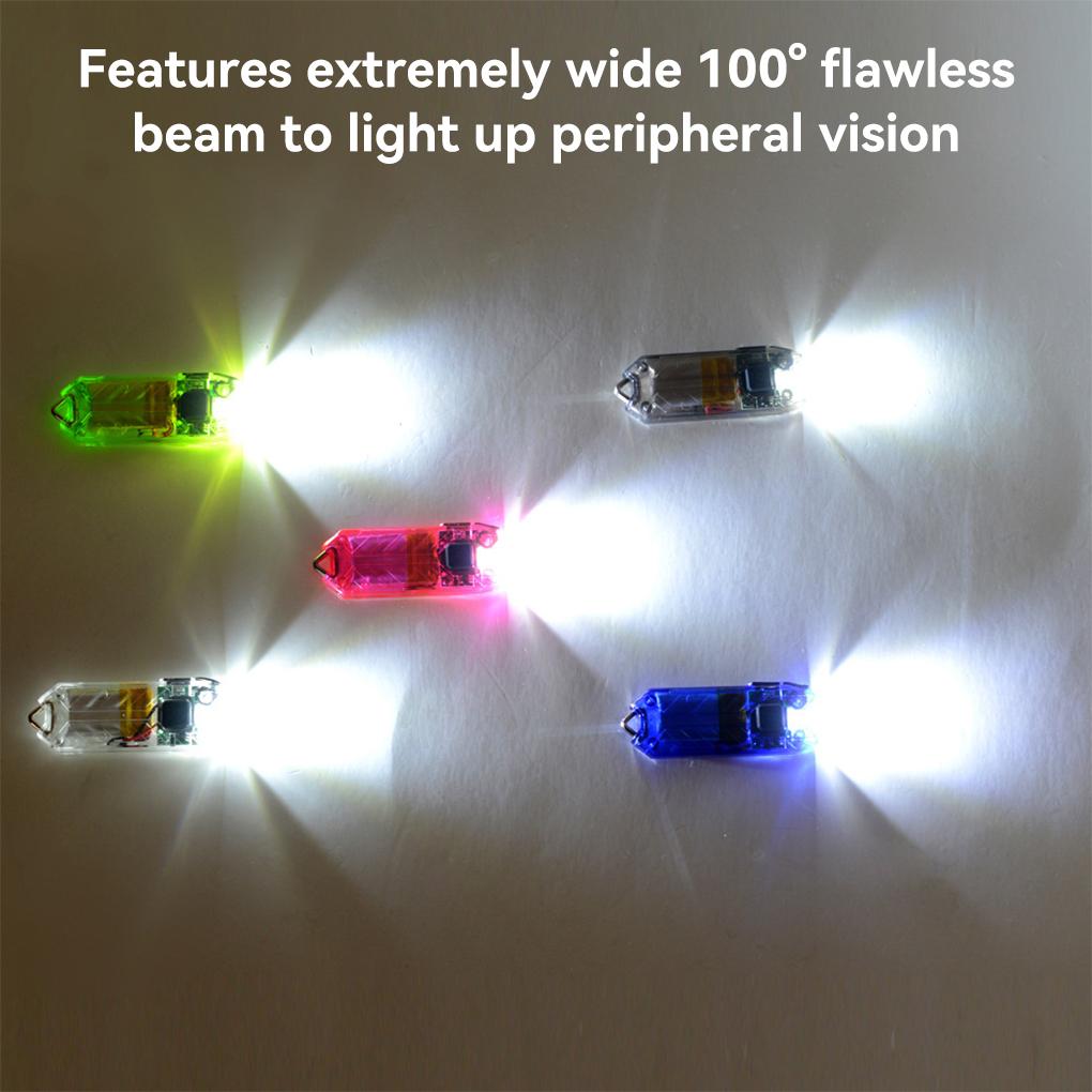 Keychain Torch 45LM Portable Convenient LED Mini Flashlight Super Bright Small Lights Camping Night Reading Cycling Walking