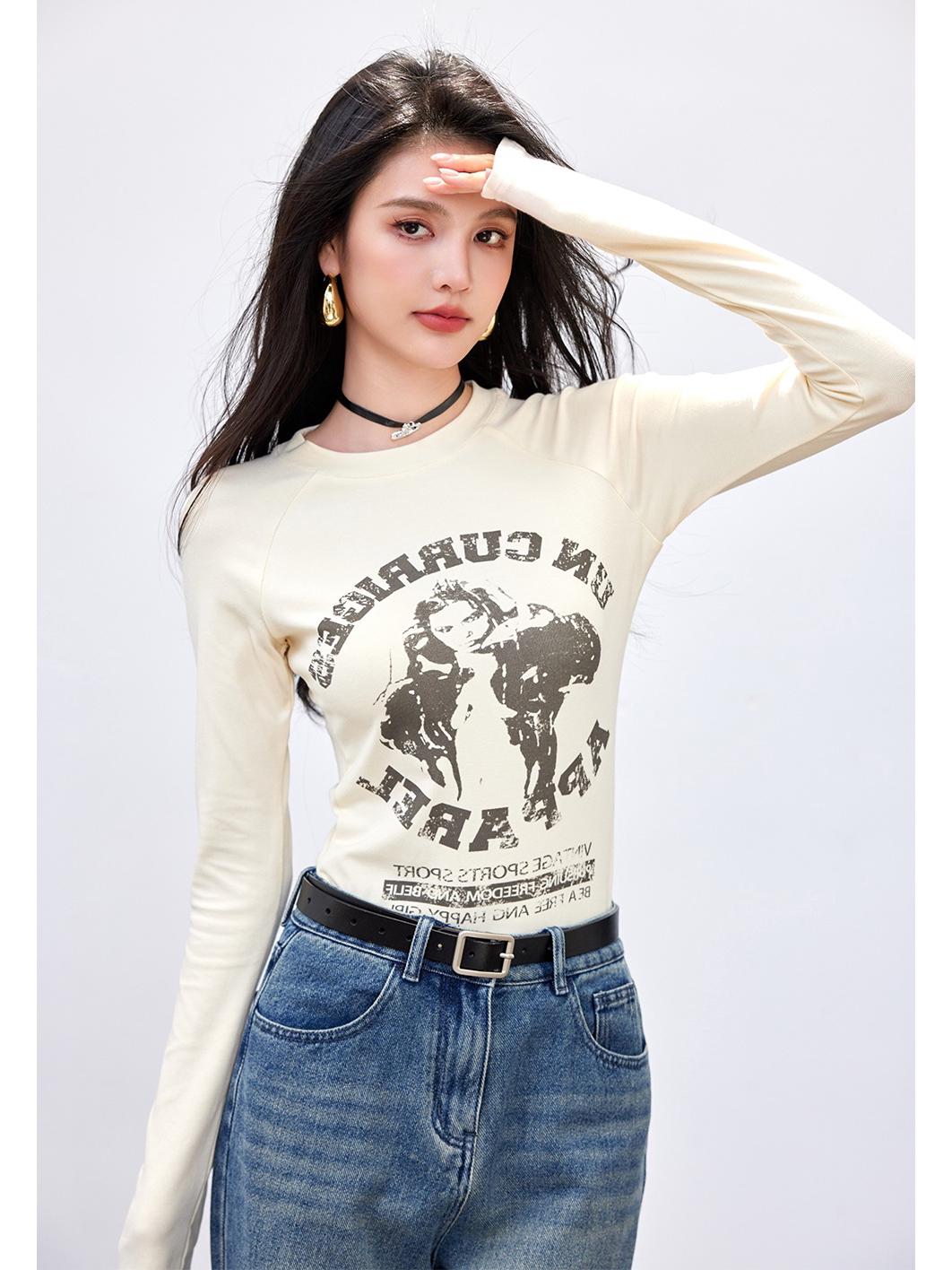 

American Retro Women s Long-Sleeve T-Shirt, 2025 Medium
