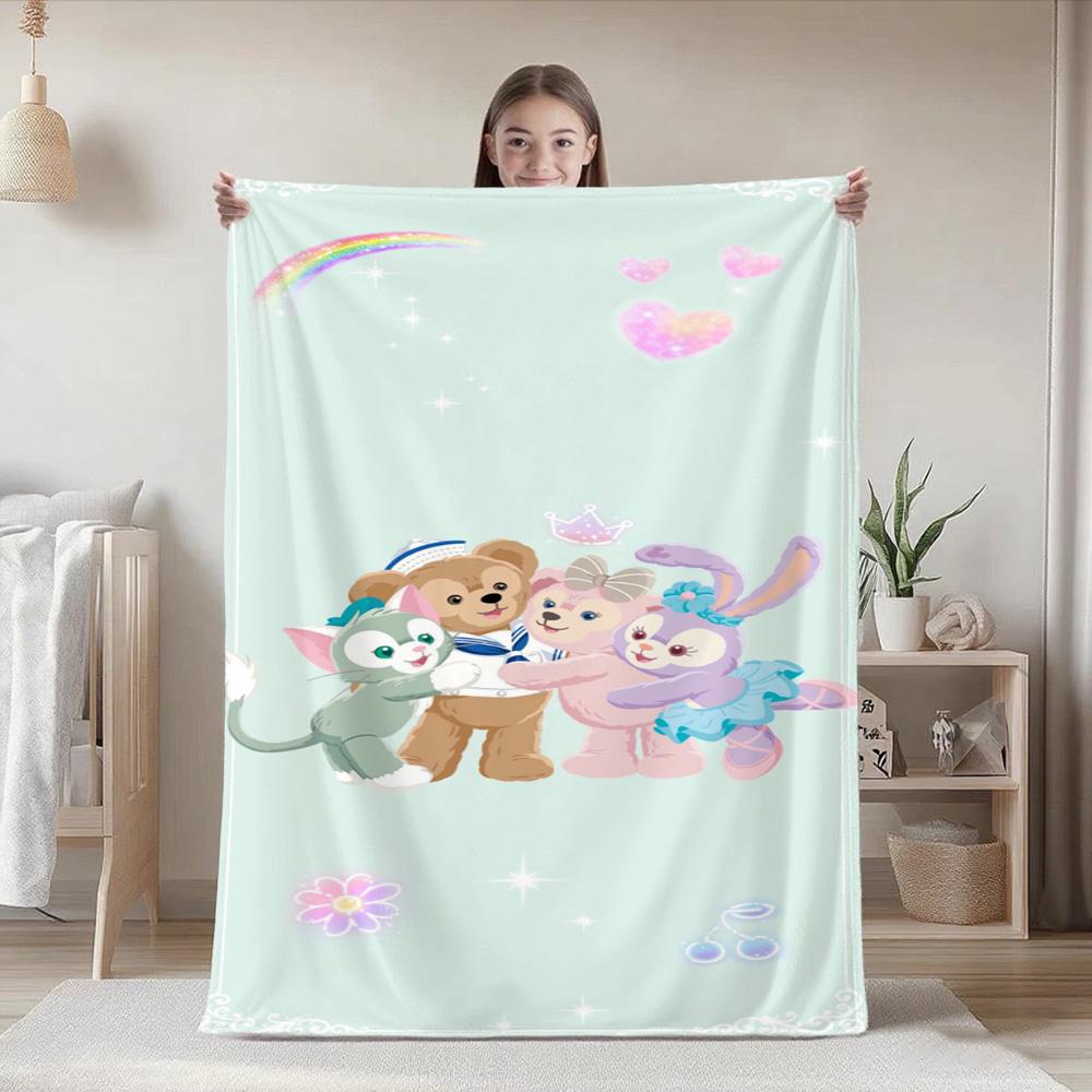 Home and Decoration Cute Fashion Throw Blankets for Beds/sofa L-Linabell rabit Blanket for Camping/Traveling Blanket Best Gifts