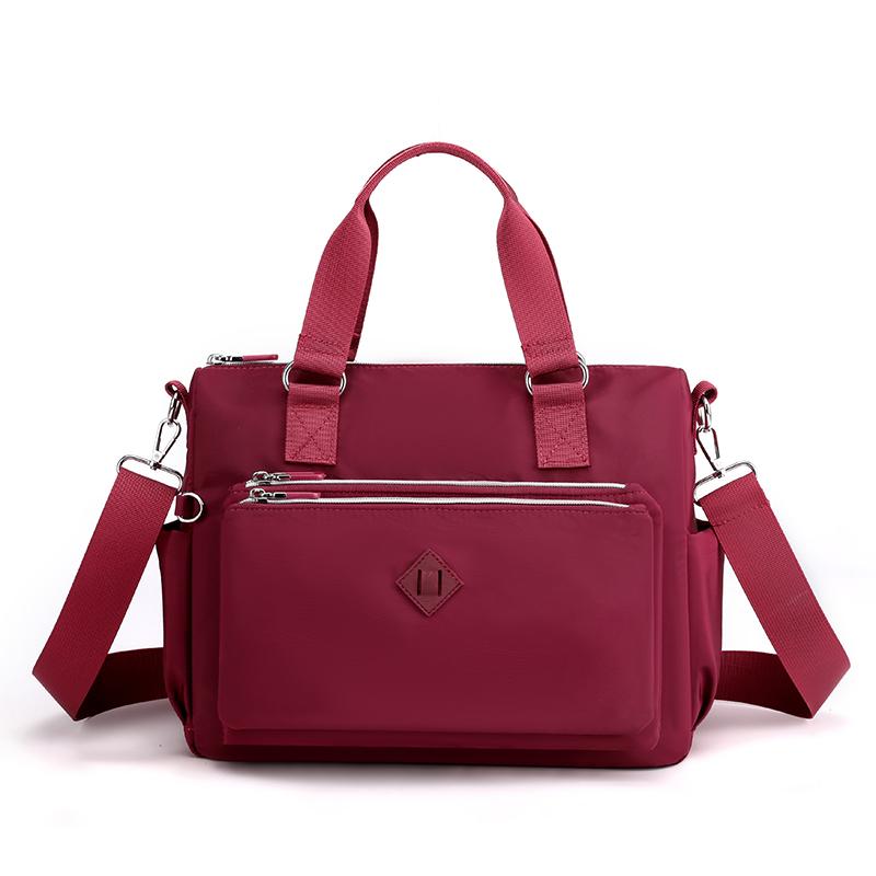 

Large Capacity Female Nylon Handbag Fabric Women Shoulder Bag Fashion Multiple pockets Women‘s Casual Tote 31cm x 27cm x 12cm