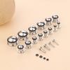 1Pair Stainless Steel Ear Tunnel Earring Plug Gauges Expander Stretcher Ear Taper Body Piercing Jewelry 1.6mm-16mm
