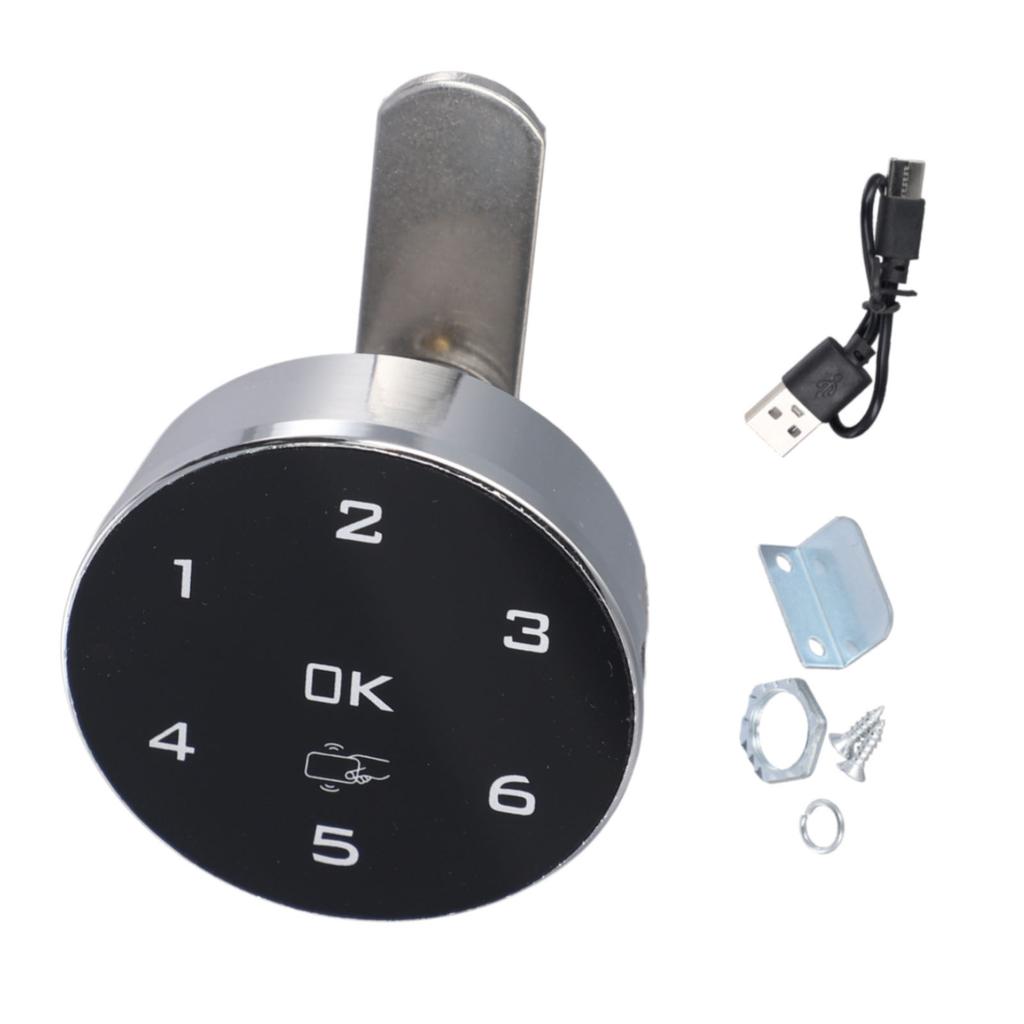 Convenient Access Control For Bathroom Bathroom Locker Lock USB Charging Administrator Password Alarm Function Long Battery Life
