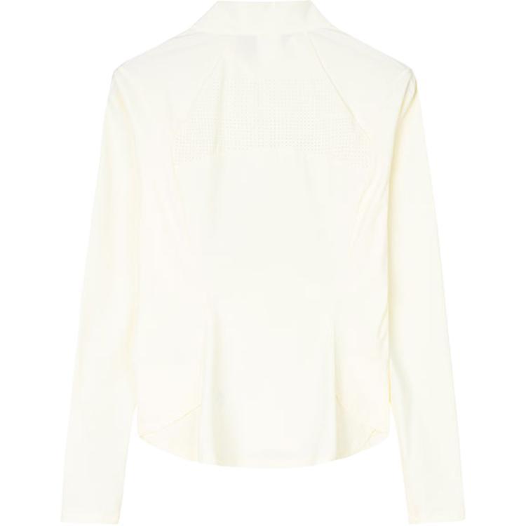 Anta Champion All-Weather Series Comfortable Zip-Up Stand Collar Slim Jacket Women Jacket Cloud-White 162420701-4