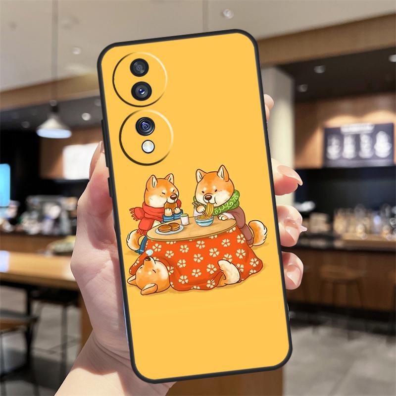 Animal Shiba Inu Case For Honor Magic 8 Lite 5 6 7 Pro Honor Win RT 400 200 50 70 90 X8c X9a X9b X9c X9d Cover