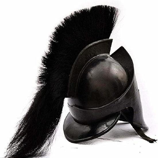 Spartan Helmet King Leonidas 300 Movie Steel Armor Cosplay LARP Wearable Display Helmet
